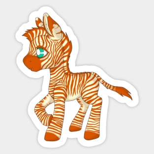 Baby Zebra Sticker